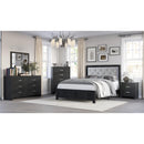 Crown Mark Jaylen B9280-11 Dresser Mirror - Black IMAGE 3