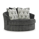 Signature Design by Ashley Biddeford 3550421 Oversized Swivel Accent Chair IMAGE 1