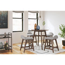Signature Design by Ashley Lyncott D615-13 Round Dining Room Counter Table IMAGE 6