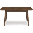 Signature Design by Ashley Lyncott D615-35 Rectangular Dining Room Butterfly Extension Table IMAGE 2