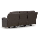 Signature Design by Ashley Lavenhorne 6330689 Reclining Sofa with Drop Down Table IMAGE 5