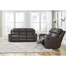 Signature Design by Ashley Lavenhorne 6330694 Double Reclining Loveseat with Console IMAGE 8