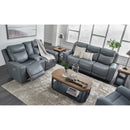 Signature Design by Ashley Mindanao U5950418 Power Reclining Loveseat with Console and Adjustable Headrest IMAGE 12