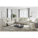 Signature Design by Ashley Mindanao U5950518 Power Reclining Loveseat with Console and Adjustable Headrest IMAGE 12