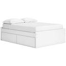 Signature Design by Ashley Onita EB9630B13 Full Platform Bed with 2 Side Storage IMAGE 1