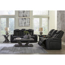 Signature Design by Ashley Caveman Den 9070318 Power Reclining Loveseat with Console and Adjustable Headrest IMAGE 13
