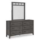 Signature Design by Ashley Montillan B651B1 Dresser and Mirror IMAGE 1