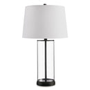 Signature Design by Ashley Wilmburgh L431614 Glass Table Lamp IMAGE 1