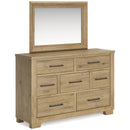 Signature Design by Ashley Galliden B841B1 Dresser and Mirror IMAGE 1