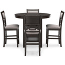 Signature Design by Ashley Langwest D422-223 Dining Room Counter Table Set IMAGE 2