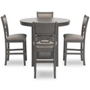 Signature Design by Ashley Wrenning D425-223 Dining Room Counter Table Set IMAGE 2