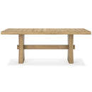 Signature Design by Ashley Galliden D841-45 Rectangular Dining Room Table IMAGE 2