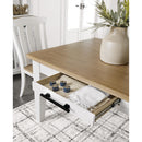 Signature Design by Ashley Ashbryn D844-25 Rectangular Dining Room Table IMAGE 7