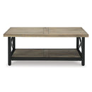Signature Design by Ashley Bristenfort T685-1 Rectangular Cocktail Table IMAGE 2