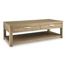 Signature Design by Ashley Rencott T781-1 Rectangular Cocktail Table IMAGE 1