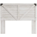 Signature Design by Ashley Shawburn EB4121-157 Queen Crossbuck Panel Headboard IMAGE 2