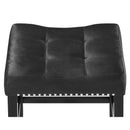 Crown Mark Lennon 1715C-24-BK Saddle Counter Bar Stool 24" IMAGE 5