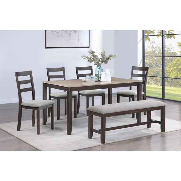 Crown Mark Branson 2255LB-SET Dinette - Light Brown IMAGE 1