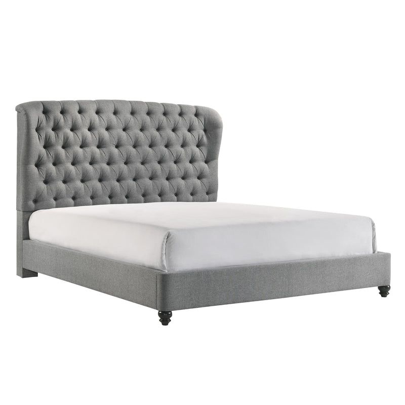Crown Mark Linda 5138GY-Q Queen Bed - Grey IMAGE 1