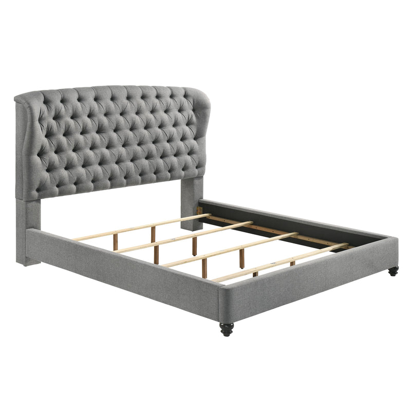Crown Mark Linda 5138GY-Q Queen Bed - Grey IMAGE 3