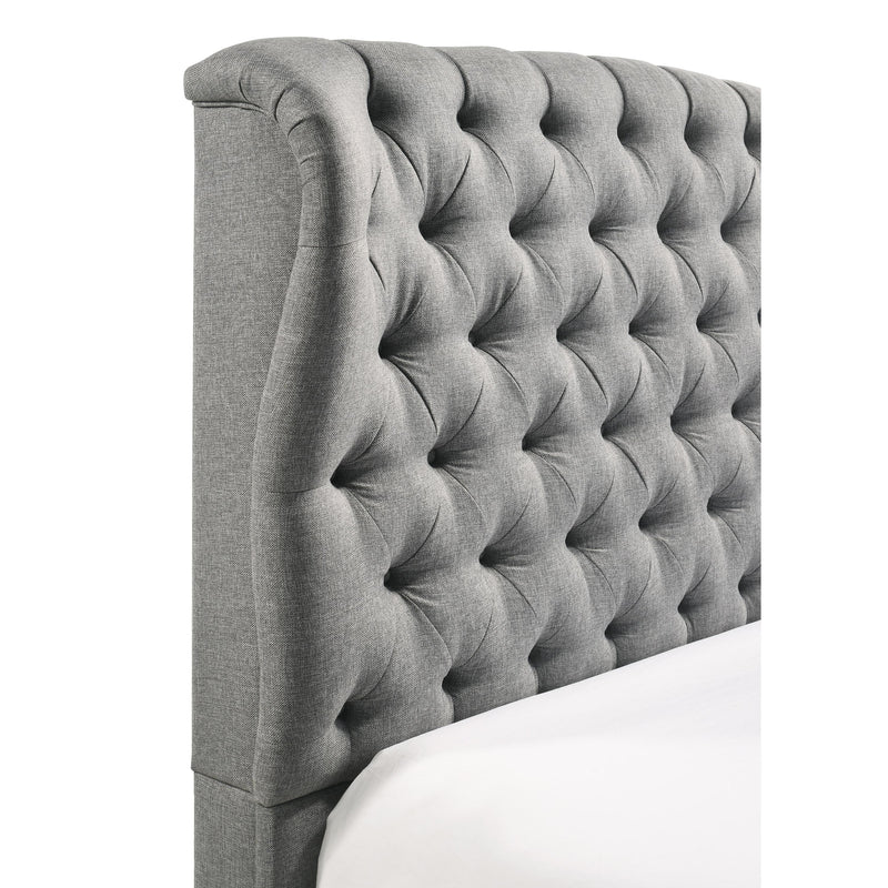 Crown Mark Linda 5138GY-Q Queen Bed - Grey IMAGE 4