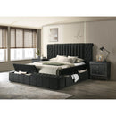 Crown Mark Danbury 5201CL-K King Bed - Charcoal IMAGE 4