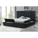 Crown Mark Danbury 5201CL-Q Queen Bed - Charcoal IMAGE 2