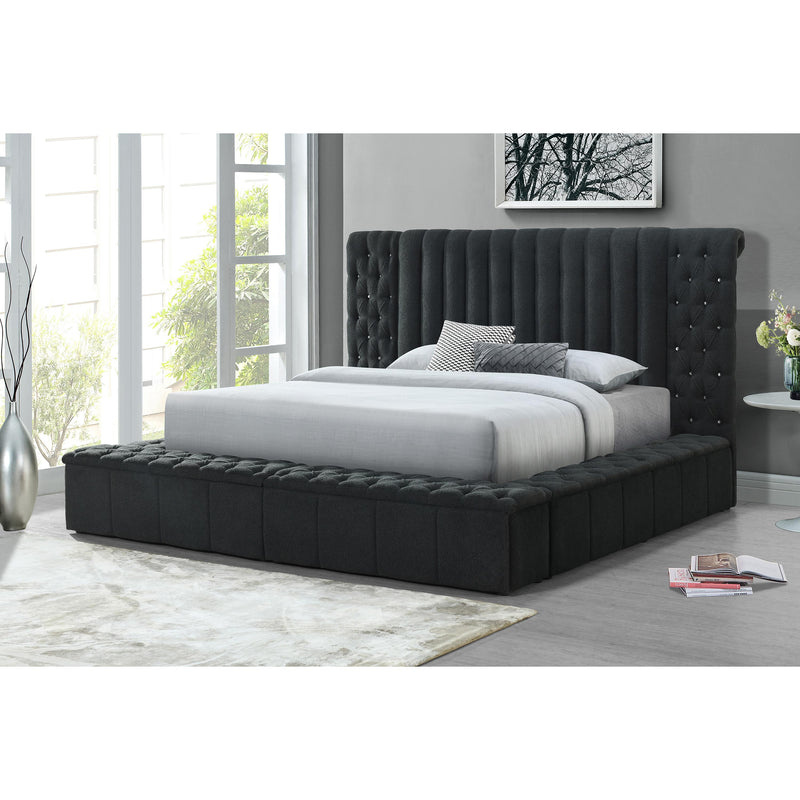 Crown Mark Danbury 5201CL-Q Queen Bed - Charcoal IMAGE 6