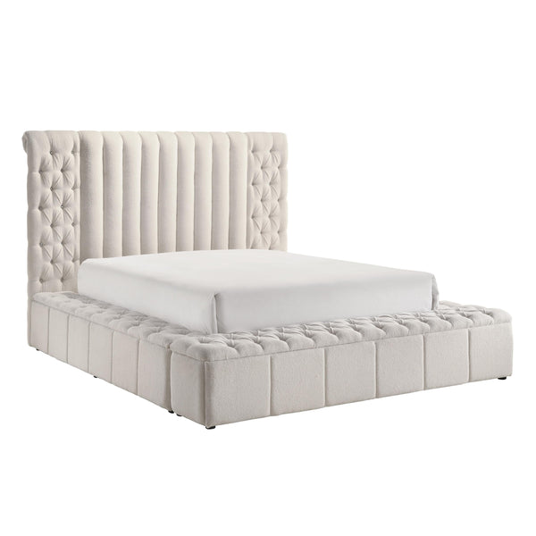 Crown Mark Danbury 5201WH-K King Bed - White IMAGE 1