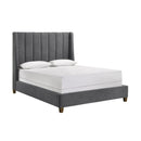 Crown Mark Agnes 5264CL-Q Queen Bed - Charcoal IMAGE 1