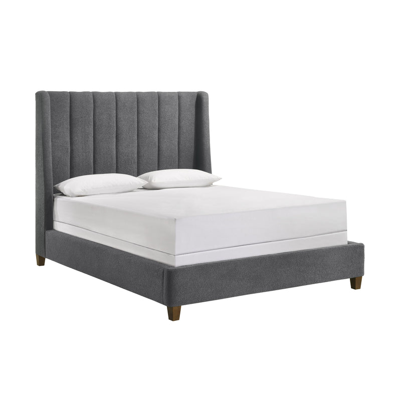 Crown Mark Agnes 5264CL-Q Queen Bed - Charcoal IMAGE 1