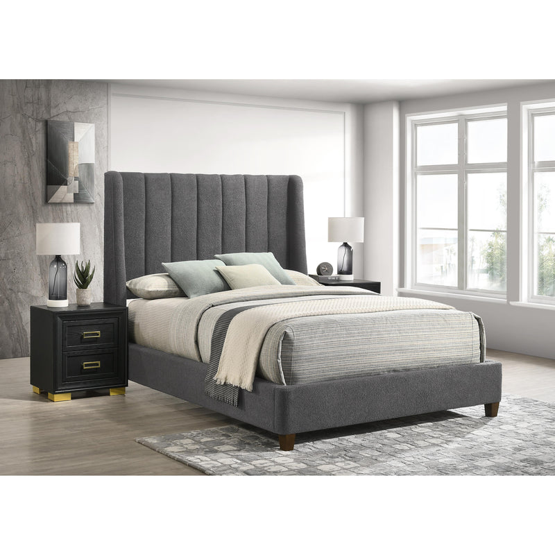Crown Mark Agnes 5264CL-Q Queen Bed - Charcoal IMAGE 2