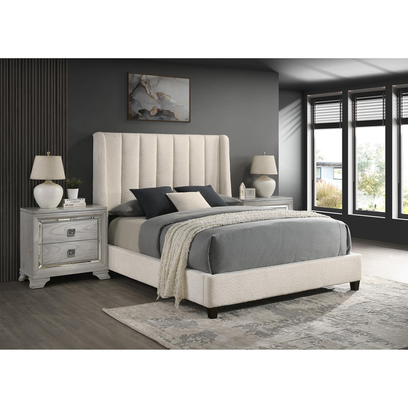 Crown Mark Agnes 5264WH-Q Queen Bed - White IMAGE 2