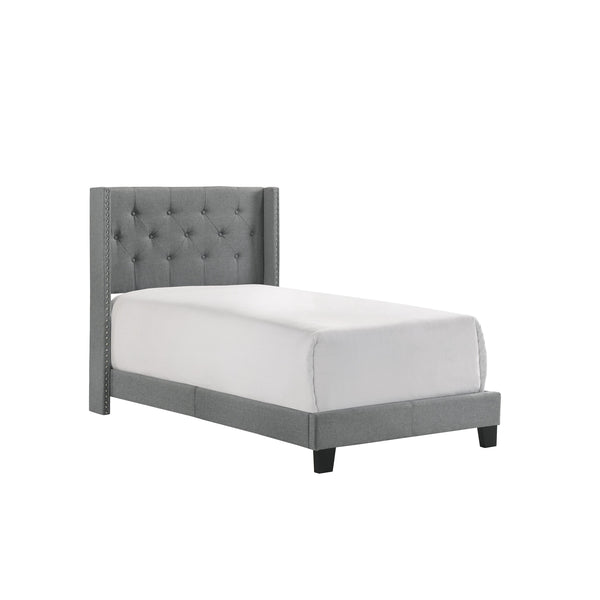 Crown Mark Makayla 5267GY-T Twin Bed - Grey IMAGE 1