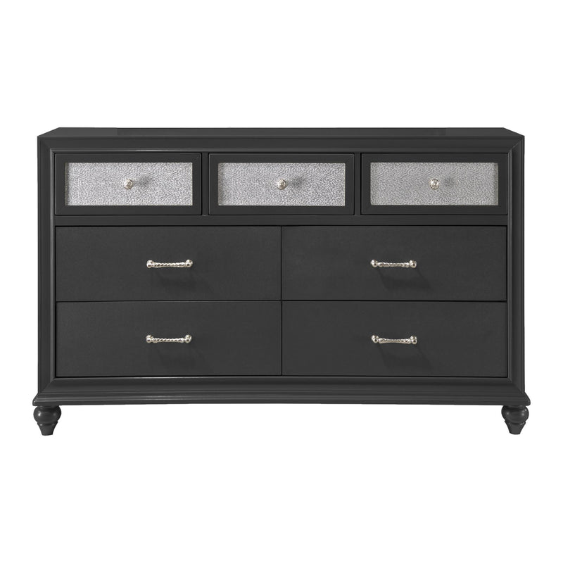 Crown Mark Lila B4398-1 Dresser - Black IMAGE 1
