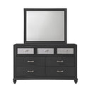 Crown Mark Lila B4398-1 Dresser - Black IMAGE 3