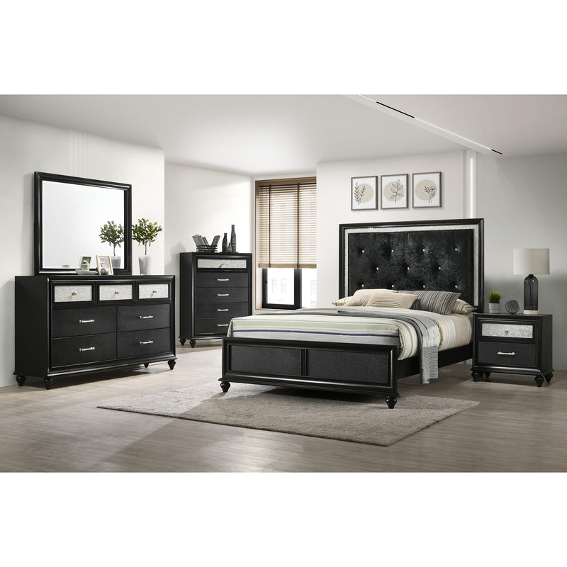 Crown Mark Lila B4398-4 Chest - Black IMAGE 2