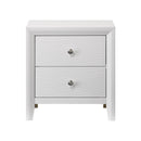 Crown Mark Evan B4710-2 Nightstand - White IMAGE 1