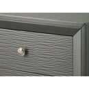 Crown Mark Denker B4715-2 Nightstand - Gunmetal IMAGE 4