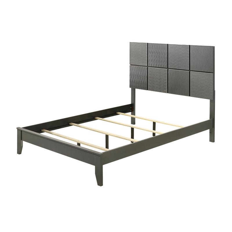 Crown Mark Denker B4715-Q Queen Bed - Gunmetal IMAGE 3