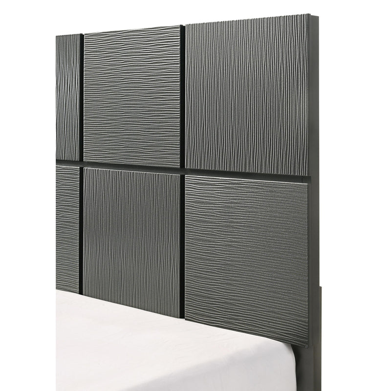 Crown Mark Denker B4715-Q Queen Bed - Gunmetal IMAGE 4