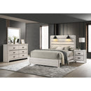 Crown Mark Carter B6810-2 Nightstand - White IMAGE 4