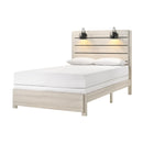 Crown Mark Carter B6810 Full Platform Bed - White IMAGE 1