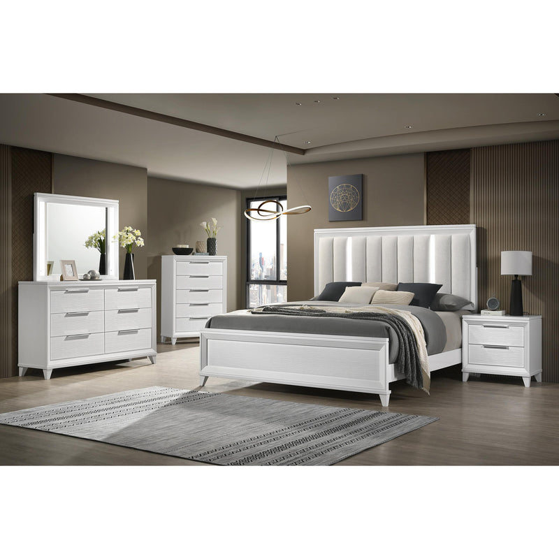 Crown Mark Cressida B7300-11 Dresser Mirror with LED IMAGE 2