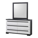 Crown Mark Remington B8162-1 Dresser - Black/White IMAGE 3