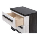 Crown Mark Remington B8162-2 Nightstand - Black/White IMAGE 3
