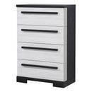 Crown Mark Remington B8162-4 Chest - Black/White IMAGE 1