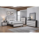 Crown Mark Remington B8162-Q Queen Bed - Black/White IMAGE 2