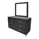 Crown Mark Lucinda B9265-1 Dresser - Black IMAGE 3