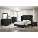 Crown Mark Lucinda B9265-2N Nightstand - Black IMAGE 2